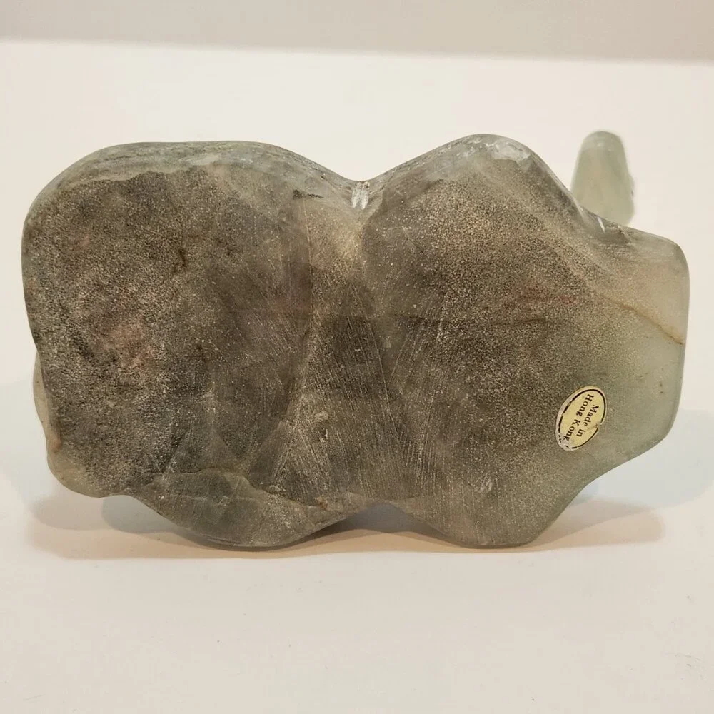 Hand Carved Fluorite Crystal Dinosaur Figurine - Picture 10 of 10